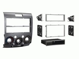 MAZDA BT-50 FORD RANGER 2007 - 2011 DIN & DOUBLE DIN (SILVER) FITTING KIT