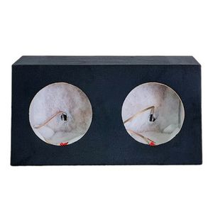 Sub Boxes: SUBWOOFER BOX FOR 2 X 10" SUB DOUBLE BLACK