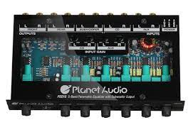 Signal Processor Equaliser: Planet Audio PEQ15 5 Band Pre-Amp Equalizer