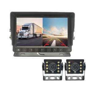 Driver Safety: SAFETY DVR BUNDLE WITH COMMERCIAL GRADE 7" LCD MONITOR, FRONT & REAR VIEW AHD CAM