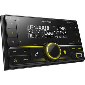 Double Din Head Unit: Kenwood DPX-M3300BT MECHLESS DOUBLE DIN STEREO WITH BLUETOOTH