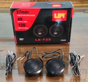 Car Audio: LER Audio LE-T25 1" 120 Watts (40RMS) Dome Tweeter (pair)