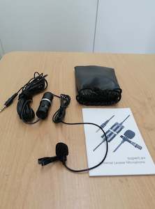 Ac Power Leads: Universal Lavalier Microphone PM-116