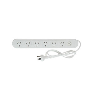 Pudney 6-Way Outlet Overload Protection (1m)