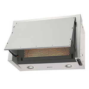 Products: Parmco 600mm Tilta Stepped Back Rangehood, White, LED T1-6-3L