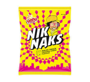 Frontpage: Simba NikNaks Original Cheese Flavoured Maize Snack 135g