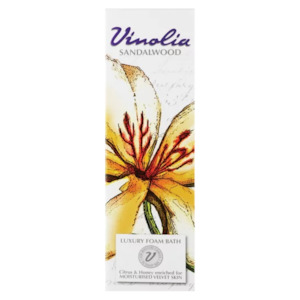 Personal Care: Vinolia Luxury Foam Bath Sandalwood 500ml