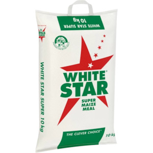 Dried Goods And Pantry Staples: White Star Super Maize Meal 10kg