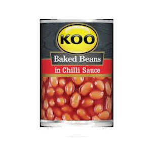 Dried Goods And Pantry Staples: KOO Baked Beans in Chilli Sauce 410g