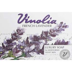 Soap And Body Wash: Vinolia Luxury Body Soap French Lavender 125g