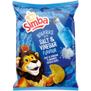 Chips 1: Simba Potato Chips Salt & Vinegar 120g