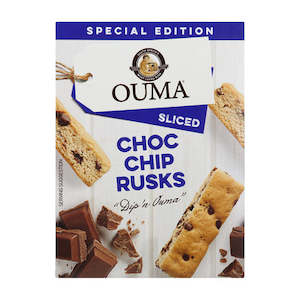 Rusks: Ouma Choc Chip Rusks Sliced 450g