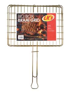 Braai Potjie Hardware: LK's Big Box Braai Grid Stainless Steel