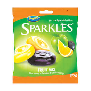 Hard Candy: Beacon Sparkles Fruit Mix Sweets 125g