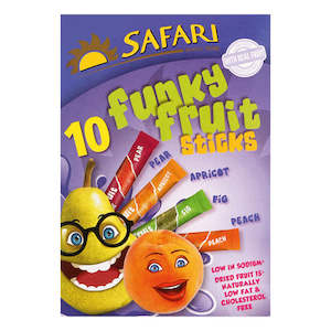 Fruit Snacks: Safari Fruit Stix Assorted 25g 10ea