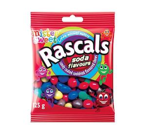 Sweets 1: Mister Sweet Rascals Soda Flavoured Chews 125g