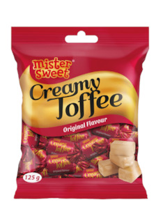 Toffee 1: Mister Sweet Creamy Toffee Original Flavour 125g