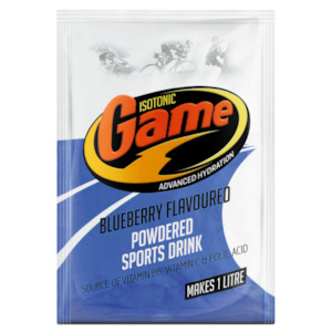Isotonic Game Powdered Blueberry Flavoured Sports Drink Sachet 80g