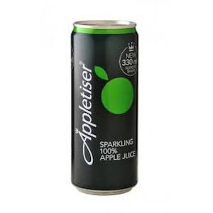 Fruit Drinks 1: Appletiser Sparkling 100% Apple Juice Can 330ml