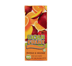 Fruit Drinks 1: Liqui Fruit Mango and Orange Fruit Juice Blend Box 200ml