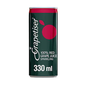 Grapetiser Sparkling 100% Red Grape Juice 330ml