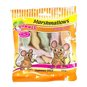 Yummee Marshmallow Mice 120g