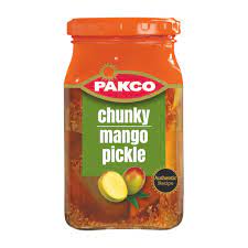 Chutney Pickles: Pakco Chunky Mango Pickle 380g