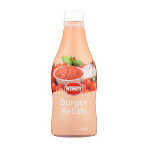 Frontpage: Wimpy Burger Relish 500ml