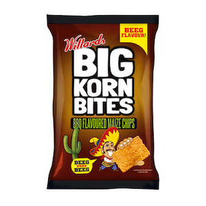 Specials - Willards Big Korn Bites BBQ 120g  TWO FOR $5.50