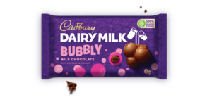 Cadbury Dairy Milk Bubbly Chocolate Slab 40g