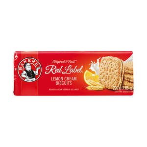 Biscuits Crackers Rusks: Special - Bakers Red Label Lemon Cream 200g