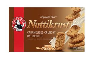 Bakers Nuttikrust Biscuits 200g