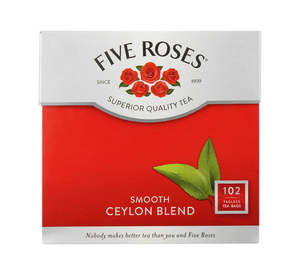 Specials: Specials Five Roses Smooth Ceylon Blend Teabags 102s