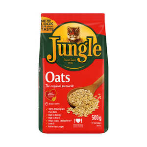 Reduced Jungle Oats Porridge Original Pouch 500g