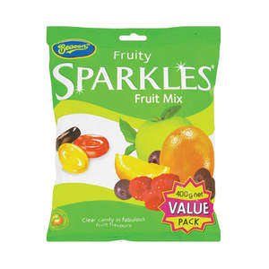 Chocolates Sweets Snackbars: Reduced Beacon Sparkles Fruit Mix Sweets 125g