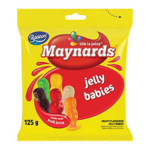 Chocolates Sweets Snackbars: Reduced Beacon Maynards Jelly Babies 125g