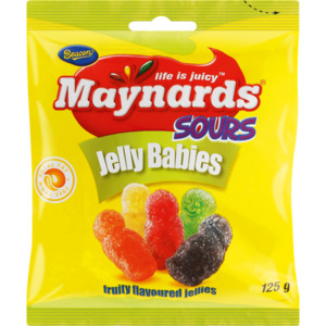 Reduced Beacon Maynards Sour Jelly Babies 100g