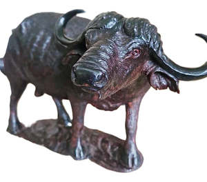 Ironwood Carved Buffalo
