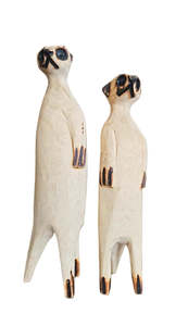 Wooden Meerkat Medium