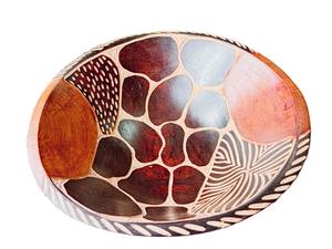 Gift Ideas: Giraffe Printed Wooden Salad Bowl