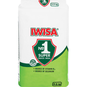 Dried Goods And Pantry Staples: Reduced Iwisa No. 1 Super Maize Meal 2.5kg