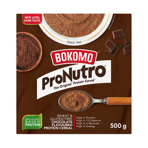 Reduced Bokomo Pronutro Wheat Free Chocolate Flavoured 500g