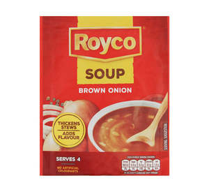 Dried Goods And Pantry Staples: Special Royco Soup Brown Onion 45g