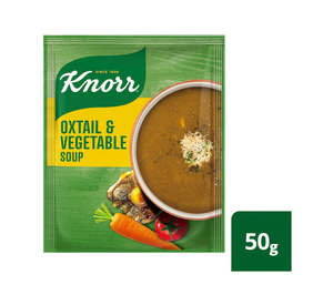 Dried Goods And Pantry Staples: Special Knorr Soup Oxtail and Vegetable 50g