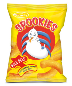 Truda Spookies Pele Pele Flavoured Maize Puff 100g