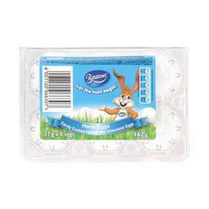 Beacon Chocolate Hens Eggs 6s (12/2026 bb)
