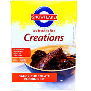 Baking Desserts: Snowflake Creations Saucy Chocolate Pudding 400g