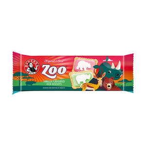 Biscuits Crackers Rusks: Special Bakers Iced Zoo Biscuits 150g