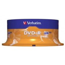 Products: Verbatim DVD-R 4.7GB 16x 25pk Spindle