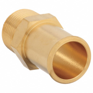 Cooling System: Intake Manifold Coolant Bypass Fitting, Brass 3/4" (VG-CM)
